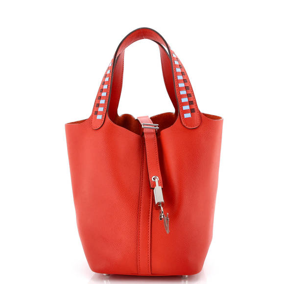 Hermes PM Picotin Lock Bag Tressage Epsom - Picture 1 of 6